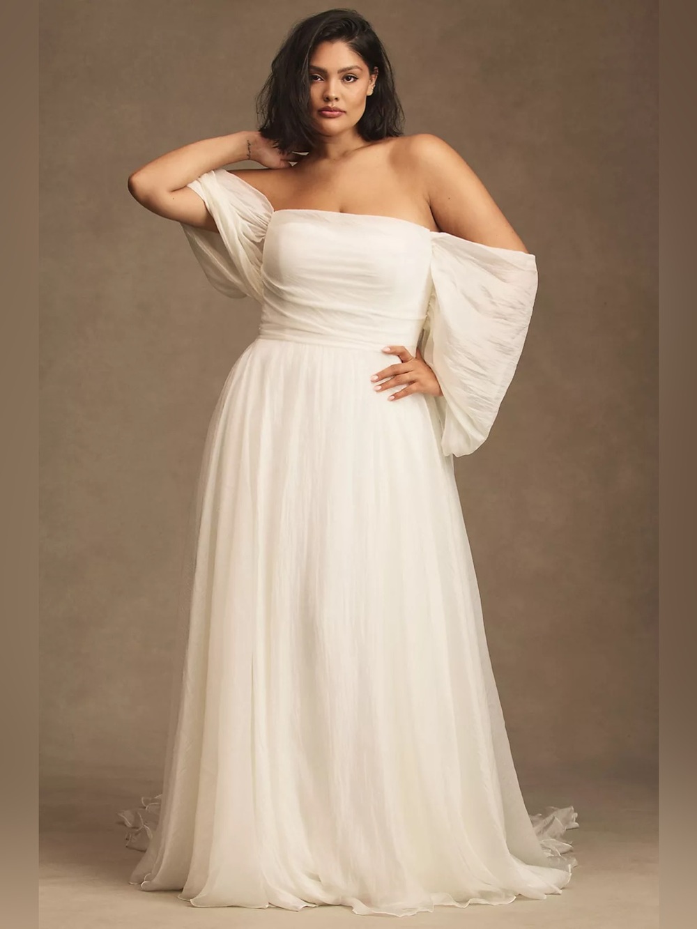 Anthropologie Jenny Yoo Noa Wedding Gown Size 22 Whimsical Garden Vibe Iconic